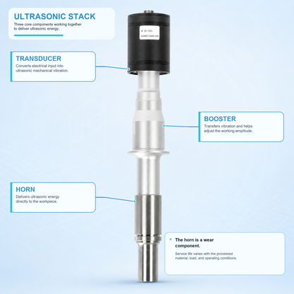 U.S. Solid Ultralydshomogenisator - 950 W, 50-1200 ml, laboratoriecellebryder og mixer, sonikator, berøringsskærm